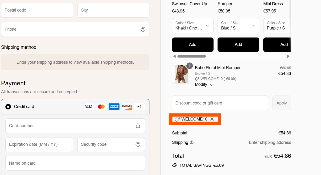 Boho Beach Hut verified Coupon code WELCOME10